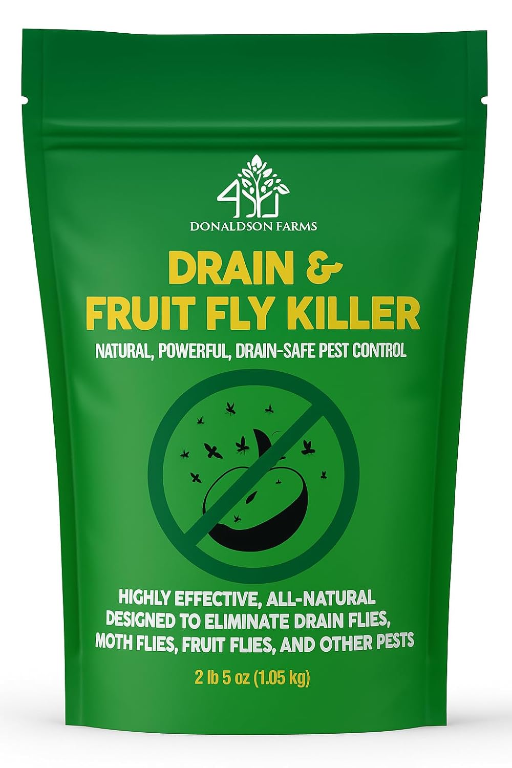 Drain Fly & Fruit Fly Deterrent Powder