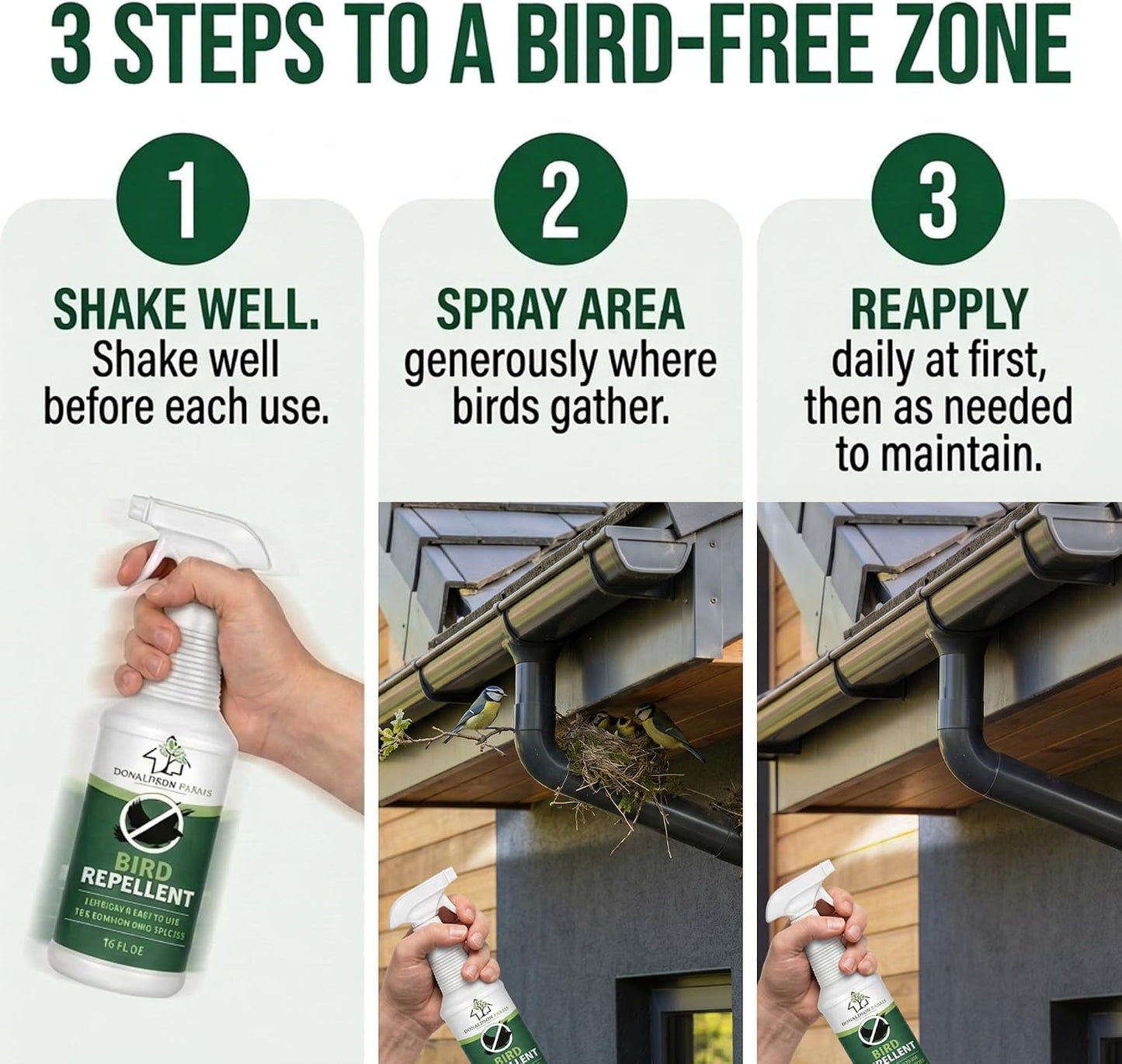Bird Repellent, 16oz