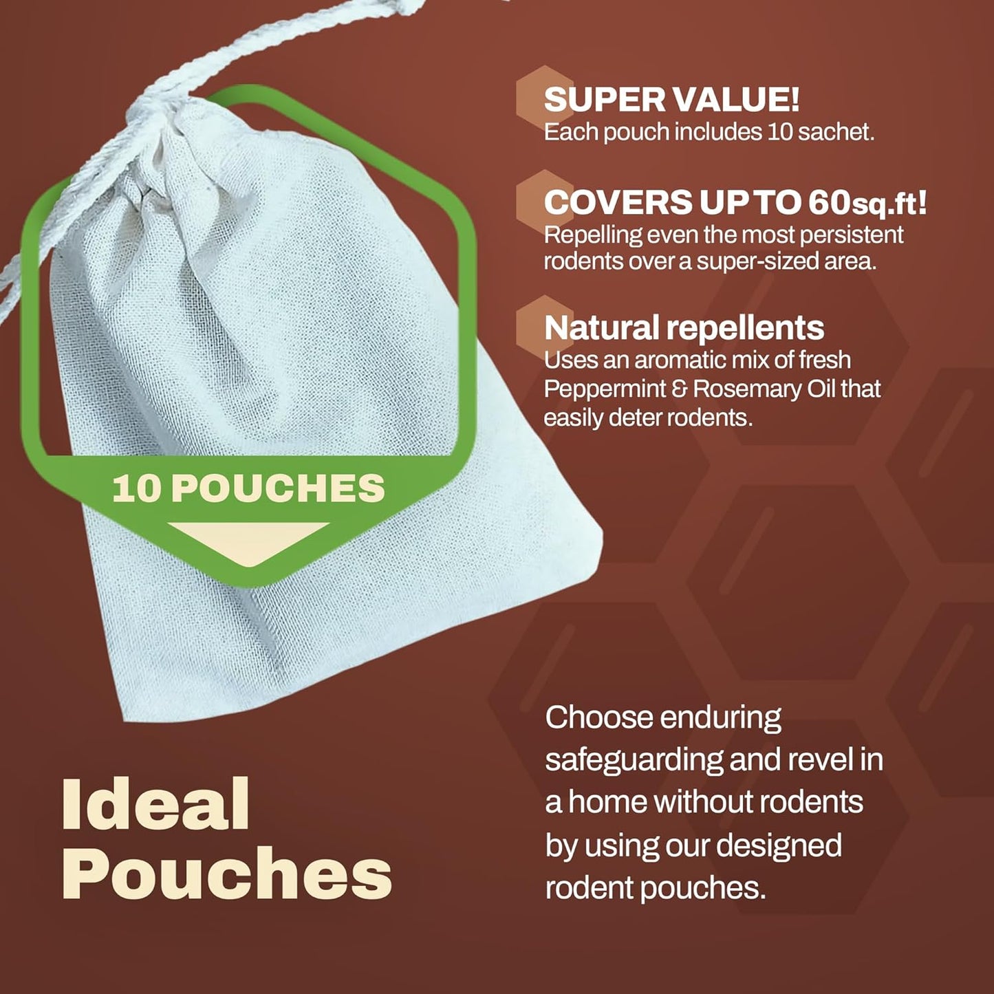 Mouse Repellent Pouches (10 Pouches)