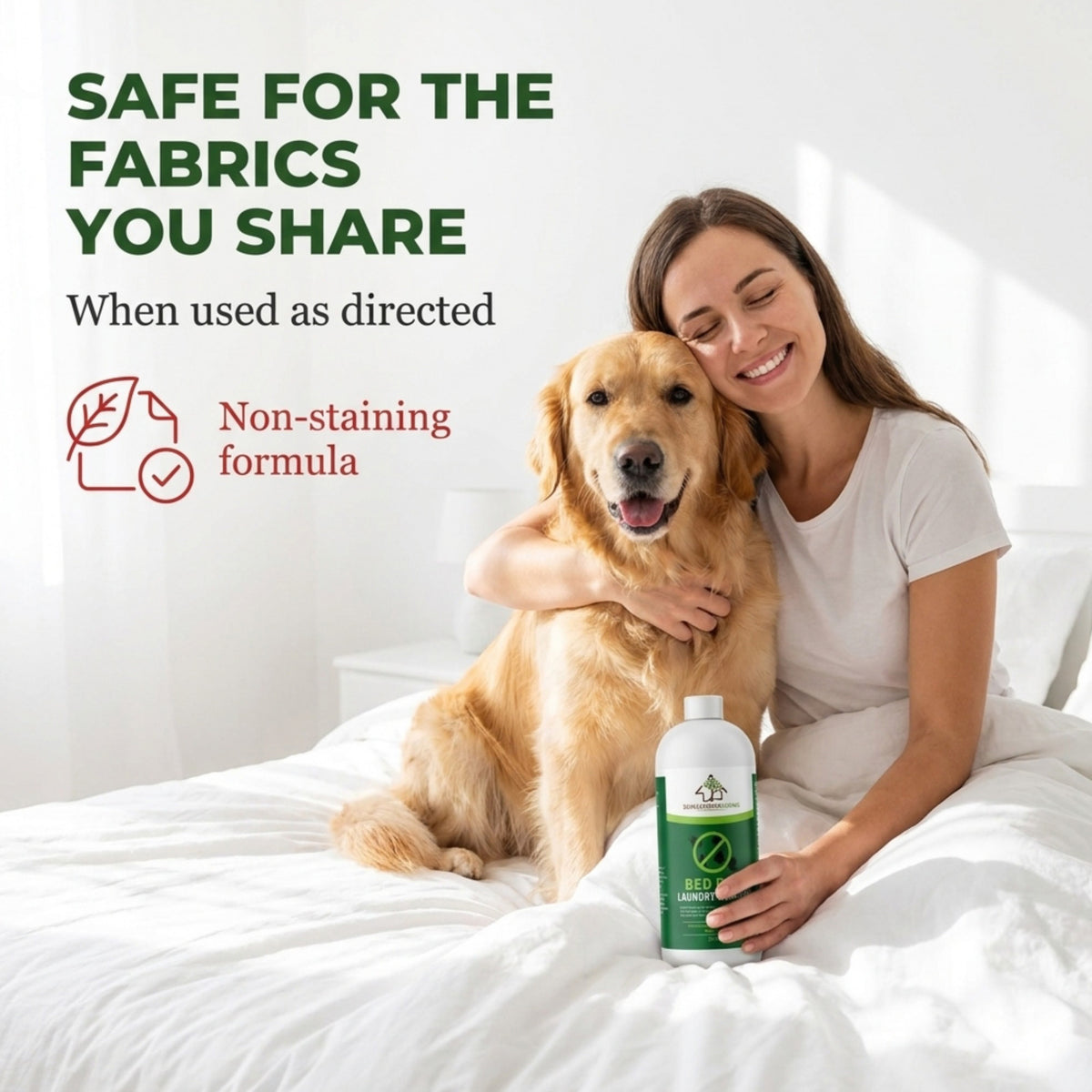Donaldson Farms Bed Bug Laundry Additive, Unscented Pest Solution, 32oz